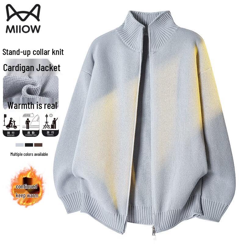 MiiOW Men s Casual Knit Cardigan Sweater 3XL 6590₽
