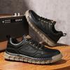Oddychające Retro Skórzane Buty Outdoorowe Miękkie Wygodne Odporne na Ścieranie Męskie Buty Projektantów Sneaker Nowe Męskie Buty Codzienne Wysoka Jakość