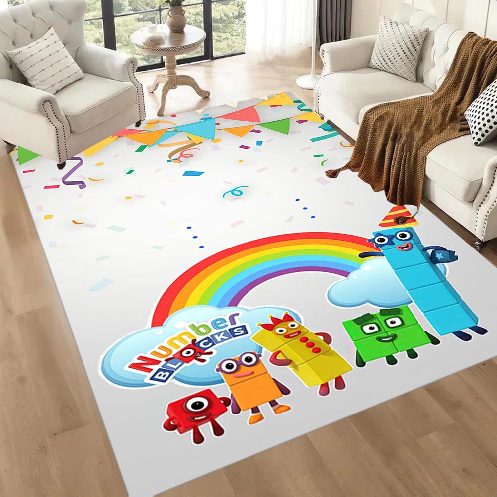 Numberblocks Area Rug Suitable For Decorate Room Living Rooms Dining Room Playrooms Antislip Rug Anime Office Decor Spiritual Gift