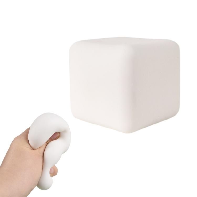 Slow Rising Tofu Stress Reliever Squeeze Toy for Stress and Soothing Relaxation Soft Decompressing Toy for Office Kids