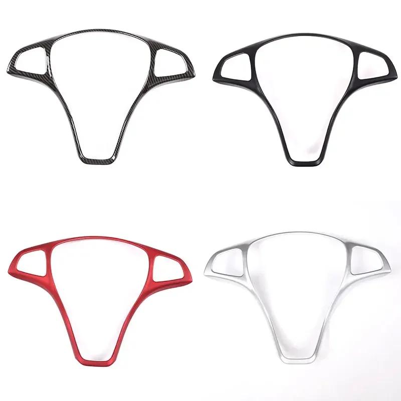 For Mercedes Benz C E Class GLC CLA GLA W205 W213 X253X156 Car Steering Wheel Decoration Frame Cover Trim Stickers Car Accessory