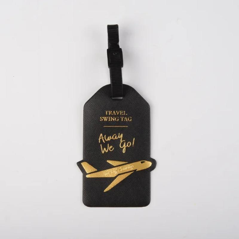 Reiseaccessoires Damen Herren Etikett Kofferanhänger ID Adresshalter Kreativer Flugzeug-Gepäckanhänger Gepäckanhänger