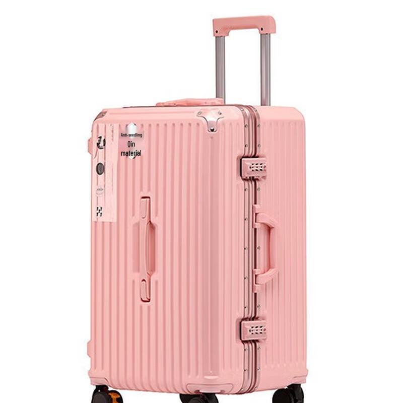

Li Shen Aluminum Frame Travel Suitcase with Cup Holder