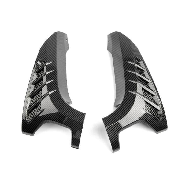 Motorrad Frontblinkerabdeckung Karbonfaser-Look Abdeckung ABS-Material Optimierte Sichtbarkeitsdesigns für NMAX155