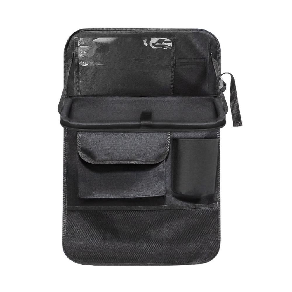 Multi-Pockets with Foldable Table Tray Kick Mats Car Backseat Storage Bag  Automobiles