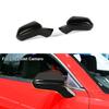 Black Side Rearview Mirror Cover Trim Shell For Chevy Camaro 2016+ Accessories