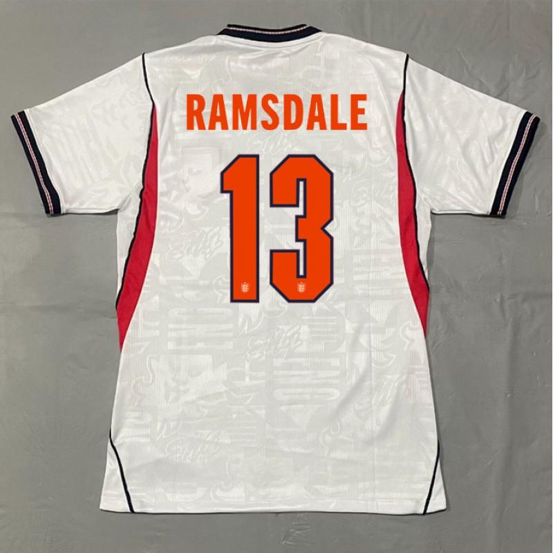England National Team Fan Soccer Jersey Kane Away Home Striped Football Shirt Adults