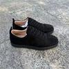Klinknagel schoenen rode zool neus stud voetbalschoenen casual koppel trend mode veelzijdig veterschoenen board schoenen