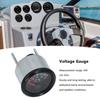 Voltage Gauge 52mm Aluminum Alloy LED Voltmeter Gauge For Diesel Engine 24V 18-32V