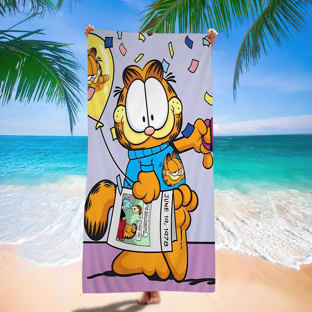 The G-Garfield-Movie Big Microfiber Beach Towels Quick Dry Towel Sand Beach Towels Pool Towel For Travel Swim Pool Yoga
