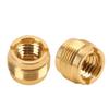 5 Pezzi Adattatore Filettatura Microfono 3/8" Femmina a 5/8" Maschio Dorato per Supporto Microfono Braccio Sospensione Microfono