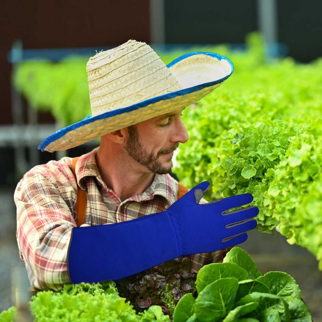 Trimming And Stab Resistant Gardening Long Sleeved Gloves With Unique Design For Hand , Flexible And Gardening Gloves Suitable For Both Men And Women