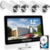 Latest 5MP Outdoor Security POE 3K Security 3TB AI Person Security Night Up To 8 Cameras YESKAMOO Wired Surveillance No Power Supply Installation IP66