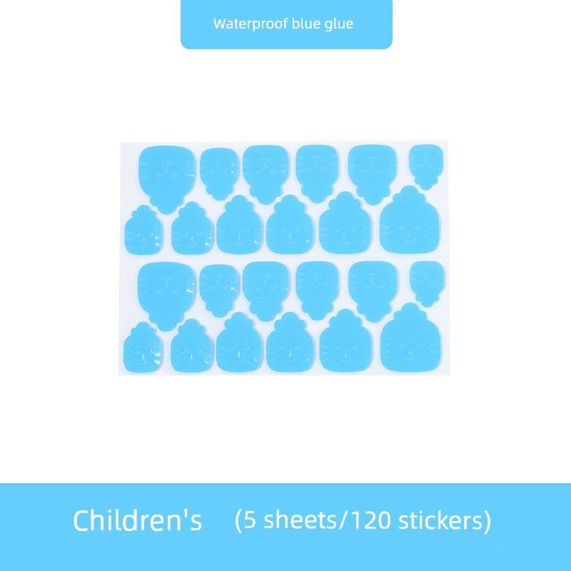 

3M Nano Dedicated Nail Stickers Solid State Waterproof Jelly Glue Children s Neutral code Waterproof blue glue [5]]