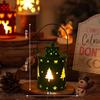 Nordic Style Christmas Lantern with Electronic Candle - Creative Festival Decoration Ornaments