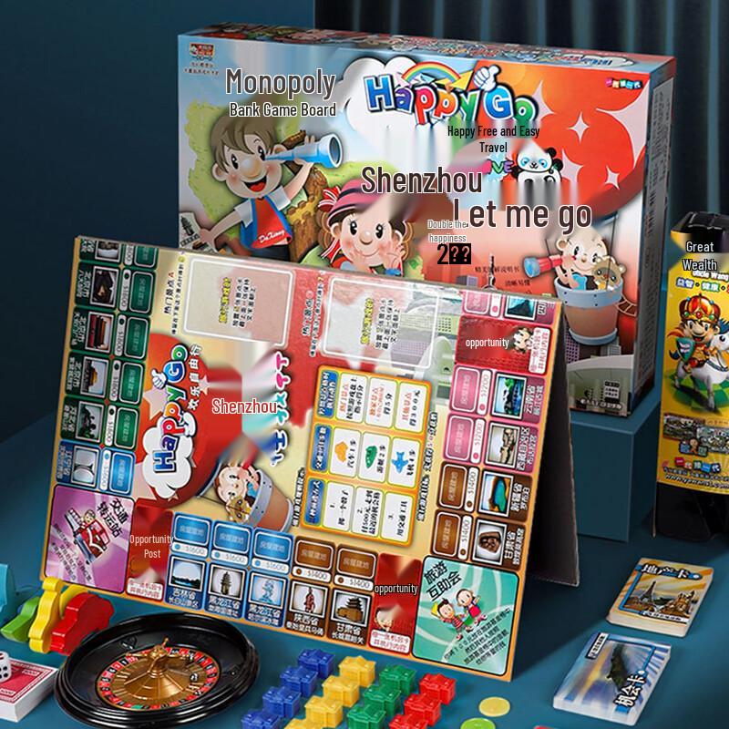 Tycoon Travel Board Game - Gold Edition