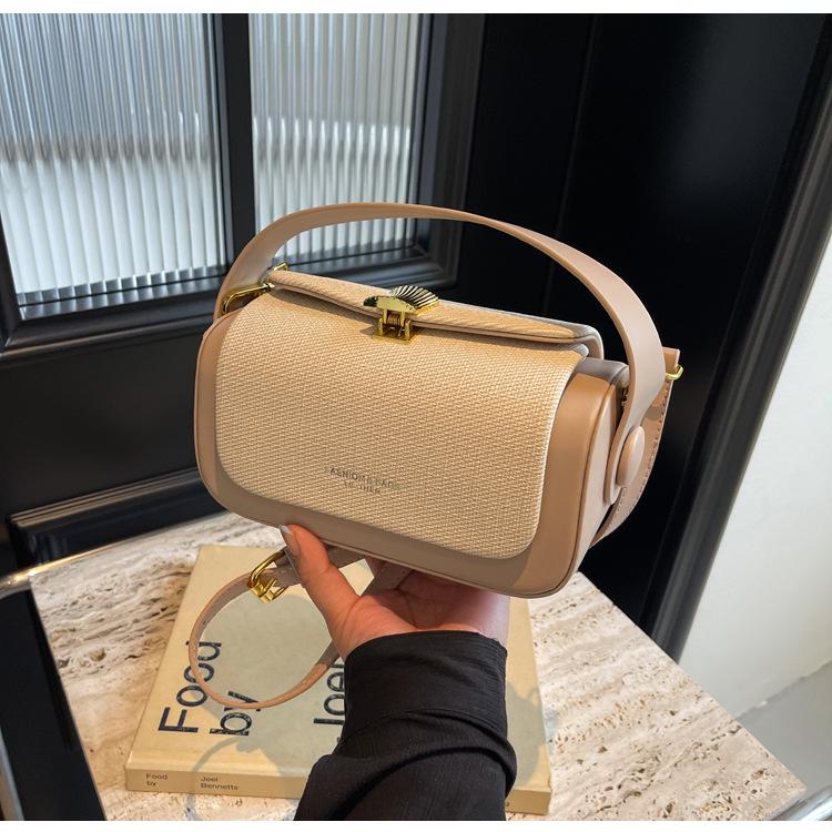 Women's Color Block Handbag - Versatile Crossbody and Shoulder Bag