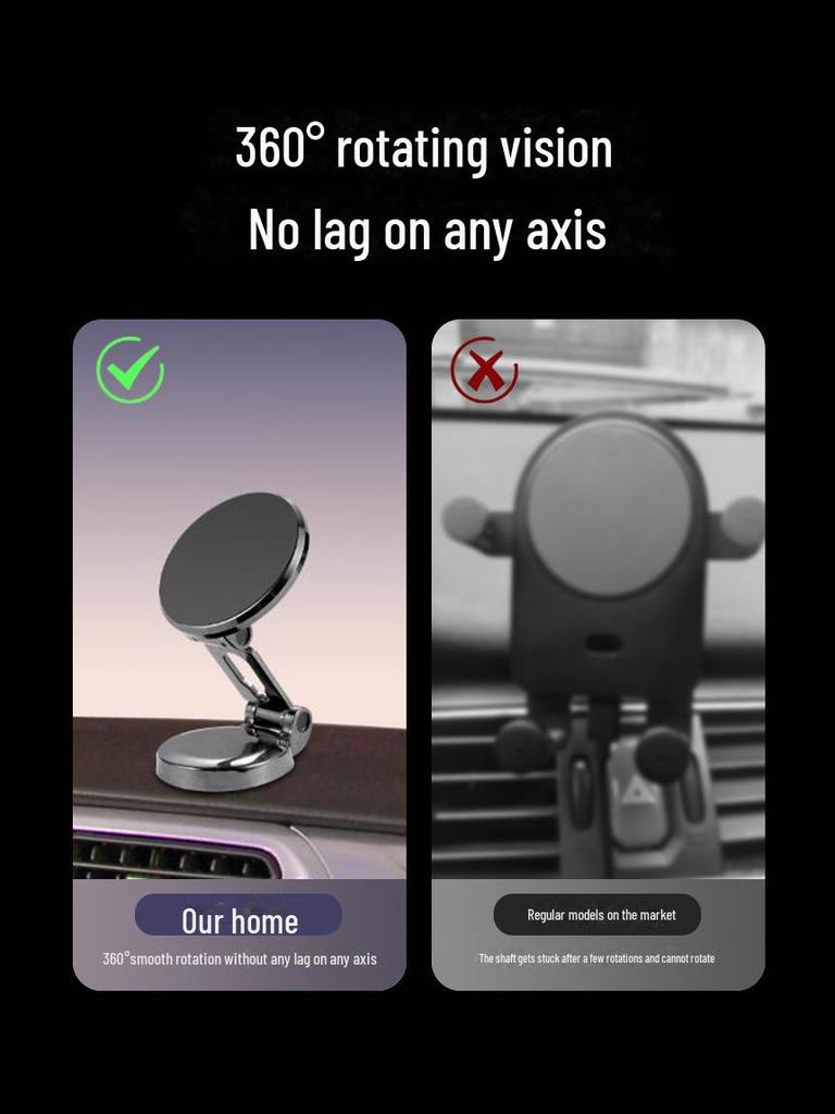 2024 Rotating Car Phone Holder with Adhesive Instrument Panel & Custom Logo Option