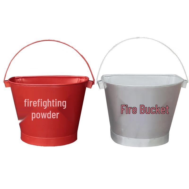 SANSHENG Stainless Steel Half-Round Fire/Sand Bucket