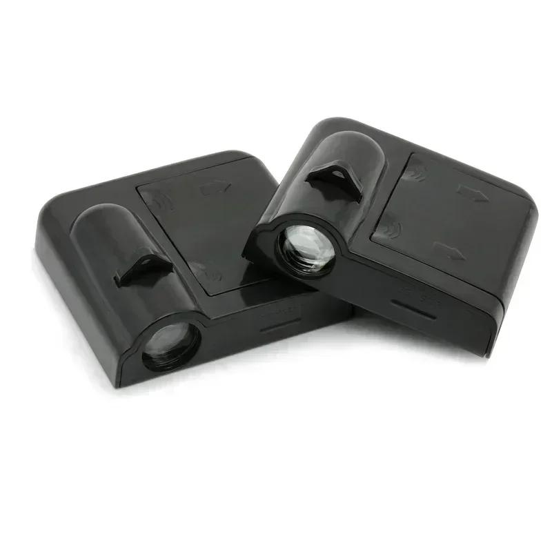 2PCS Welcome Door Light Car Projector Lamp LED Courtesy Wireless Decoration Compatible For KIA Sportage Car Accessories