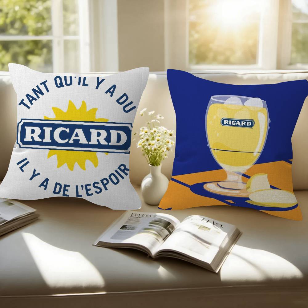 Pillow Anime Pillow Sofa Bed Head Pillow Cover Cushion Cover Fashion LOGO R-RicardES Beer