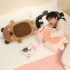 Adorable Animal Throw Pillow Penguin Pig Capybara Seal Cat Stuffed Plushies Toys Home Bedroom Sofa Cushion Birthday Party Gifts