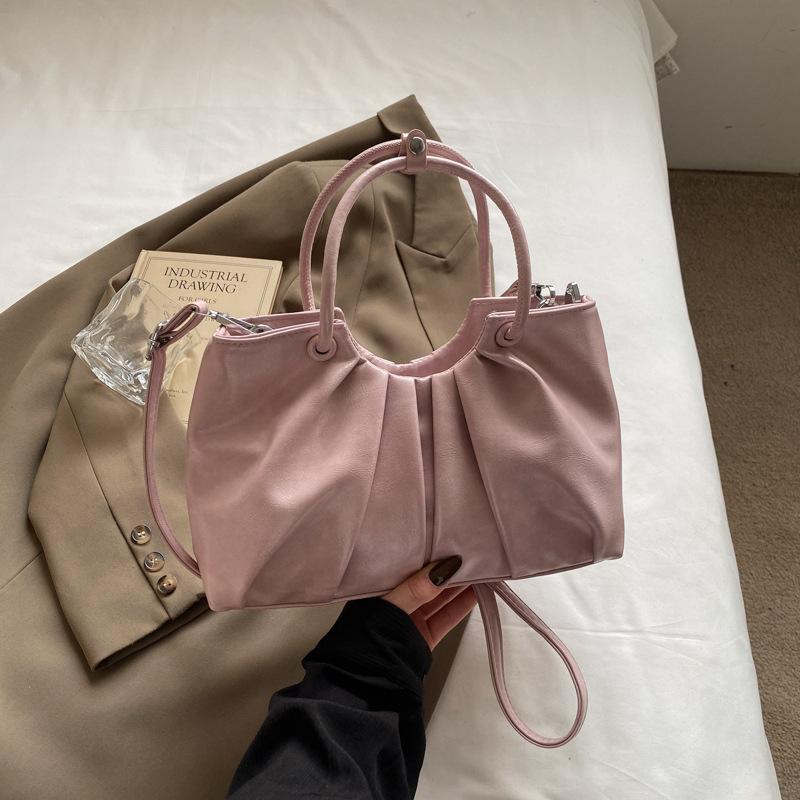 Korean version of the tide portable pleated cloud bag 2050 new large-capacity bag single shoulder women's summer women's oblique span bag