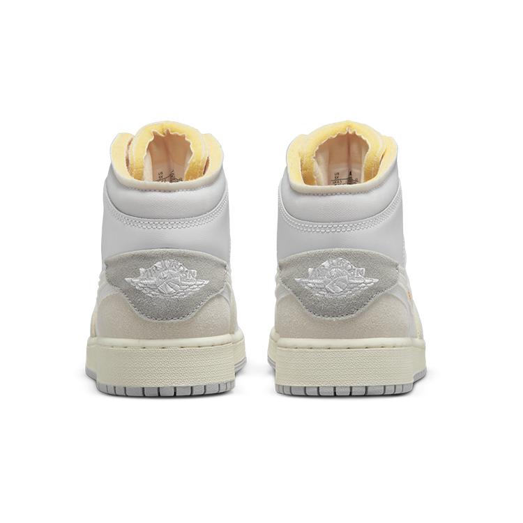 Jordan 1 Mid SE Craft Inside Out White Grey GS DQ3726-100