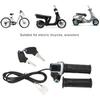 48V Half Twist Throttle, Electric Bike Throttle with LED Display Grip Lock Key Set for Ebike Motorcycle Scooter