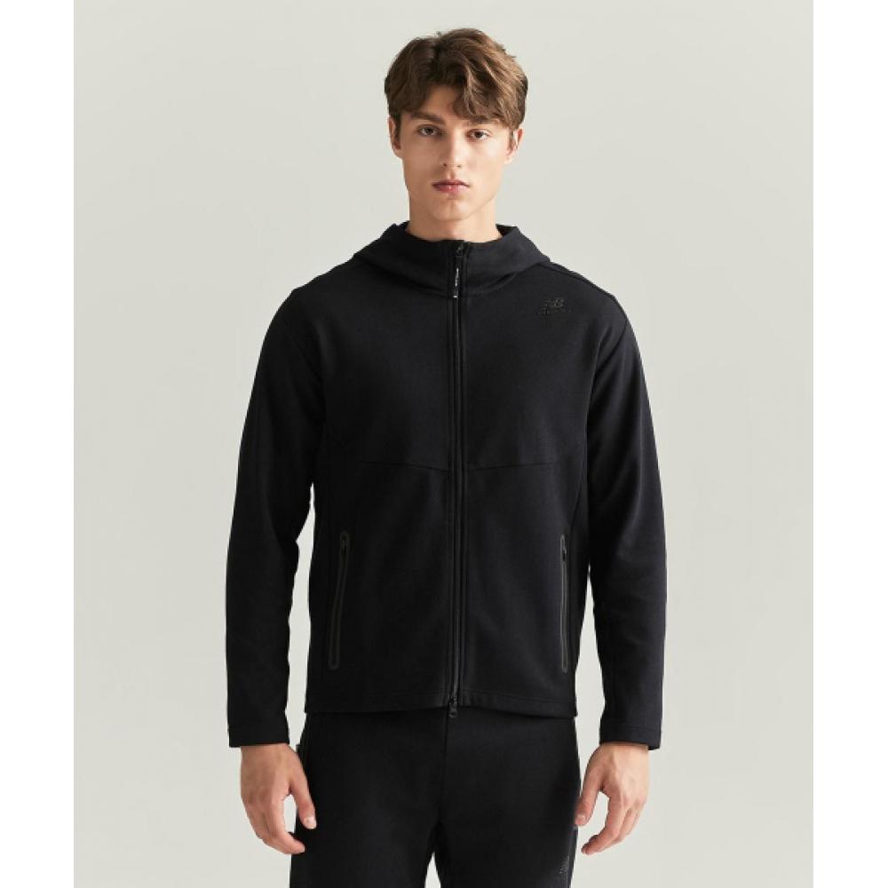 

New Balance Nbmdc41313 Uni Cushion Paper Training Hooded Zip Up Jacket Black 19Black/M095