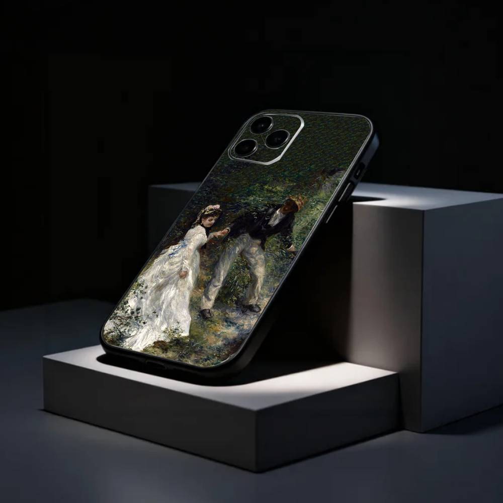 P-Pierre A-Auguste R-Renoir Phone Case Silicone Soft For IPhone 17 16 15 14 13 12 11 X XR Plus Pro Max Plus
