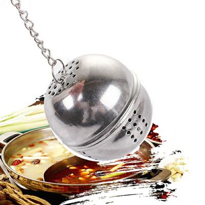 Portable Tea Strainer Stainless Steel Mesh Tea Filting Ball Spice Strainer For Seasoning Soups Herbs Spices