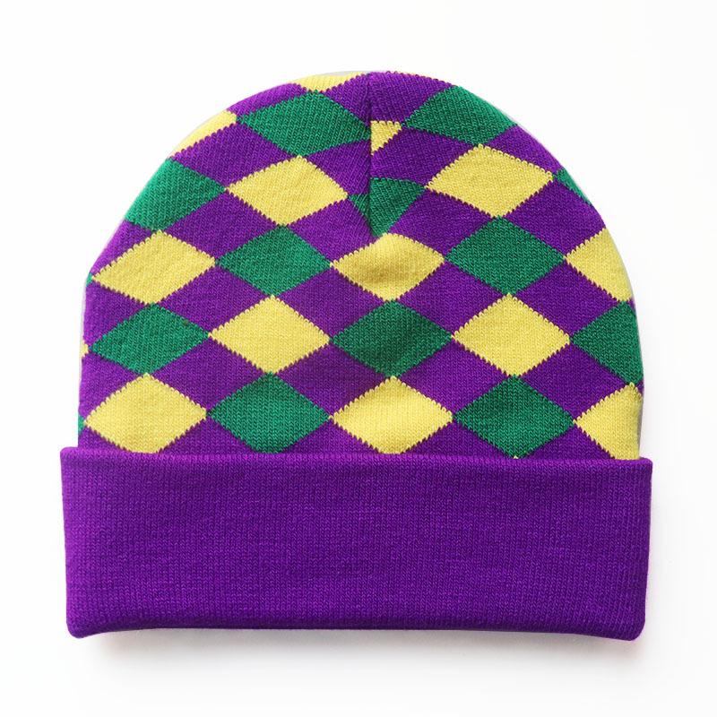 

Autumn and winter unisex European and American England style jacquard knit hat, super elastic woolen hat, warm pullover hat, cold weather hat for men Adjustable