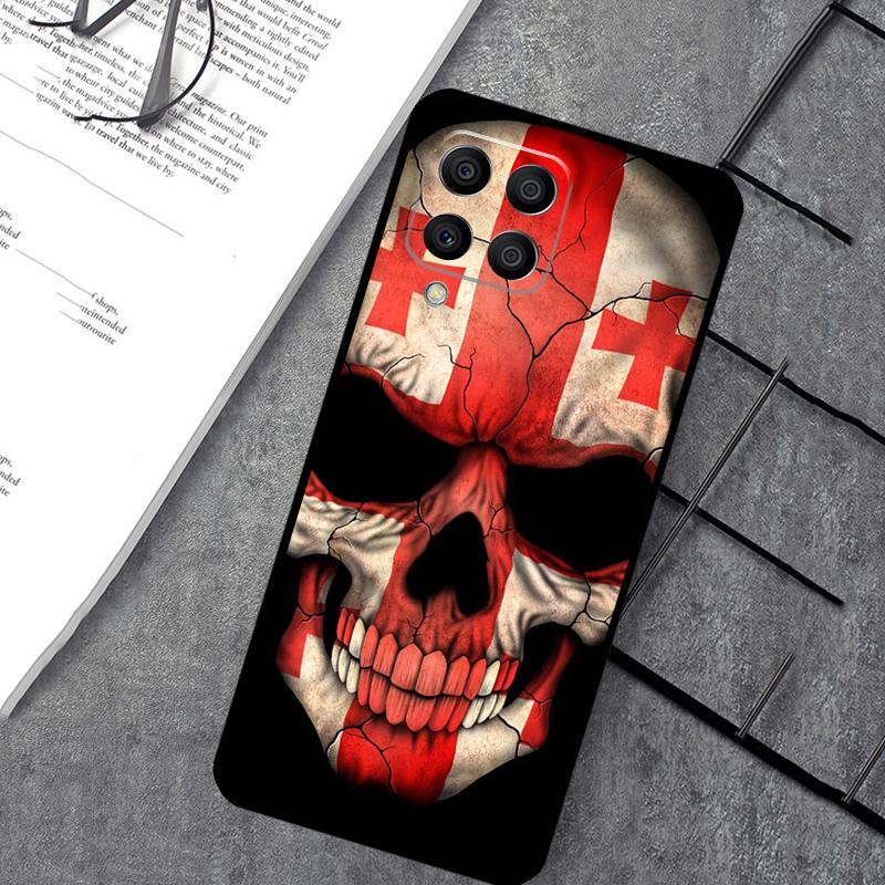 Georgia Grunge Flag Case For Samsung Galaxy M35 M21 M12 M13 M14 M15 M06 M16 M36 M56 M31 M53 M32 M52 M55 M34 M54