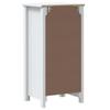 BERG Bathroom Cabinet White 40 x 34 x 80 cm Solid Pine Wood