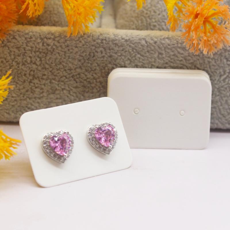 100pcs new 3.5x2.5cm fashionable girl earrings packaging card