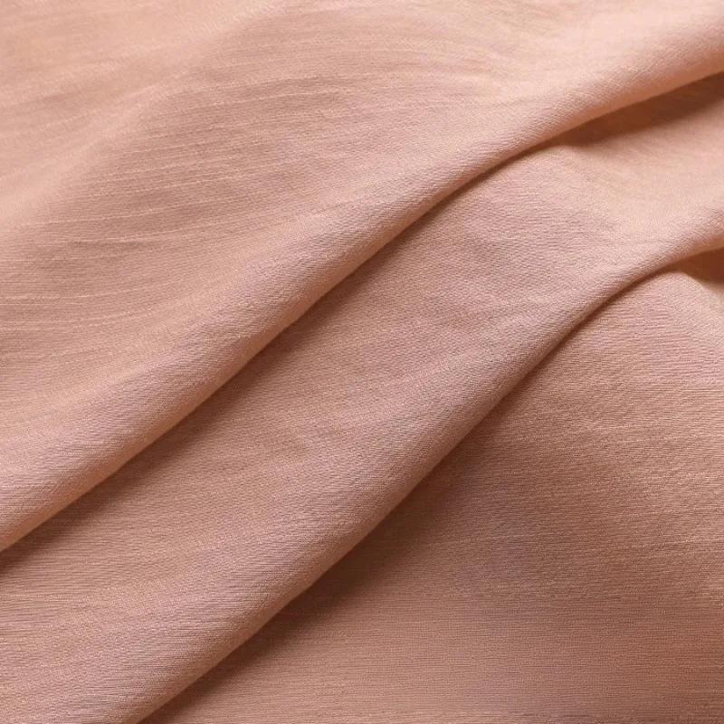 100x150cm Drape Plain Thin Brocade Bamboo Fabric Cotton Linen for Clothing Dresses Shirts Diy Sewing Summer Cloth Rayon Soft