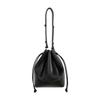 PU Leather Small Square Crossbody Bags for Women 2026 New Fashi Pleated Versatile Bucket Shoulder Bag Korean Luxury Handbags