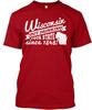 Wisconsin T-Shirt Made In the USA Size S To 5XL