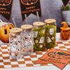 Halloween Drinking Cup with Lid and Straw 18.7oz/550ml Canned Glass Cup Cute Kawaii Coffee Cup Juice Water Cup Milk