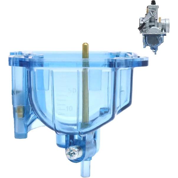 Motorcycle Carburetor Clear Bottom Transparent Float Bowl Oil Cap For VM22 Carburetor Motorcycle Carburetor parts(GRAY)