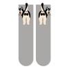 1/2Pair Cartoon Cute Dog/Cat Balls Cotton Socks Lolita Knitting Socks Women Girls Middle Tube Sleep Sock Pet Print Floor Sock