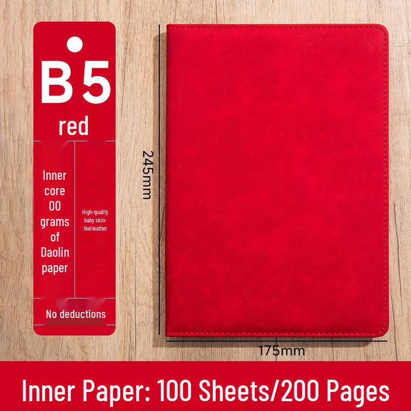 Custom Logo A5 High-End Office Notebook with Premium Cover and Inner Pages