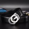 Fashion Men Belt Genuine Leather Famous Brand Big G Letter Automatic Buckle Belts For Men Designer Business Strap ZD2119