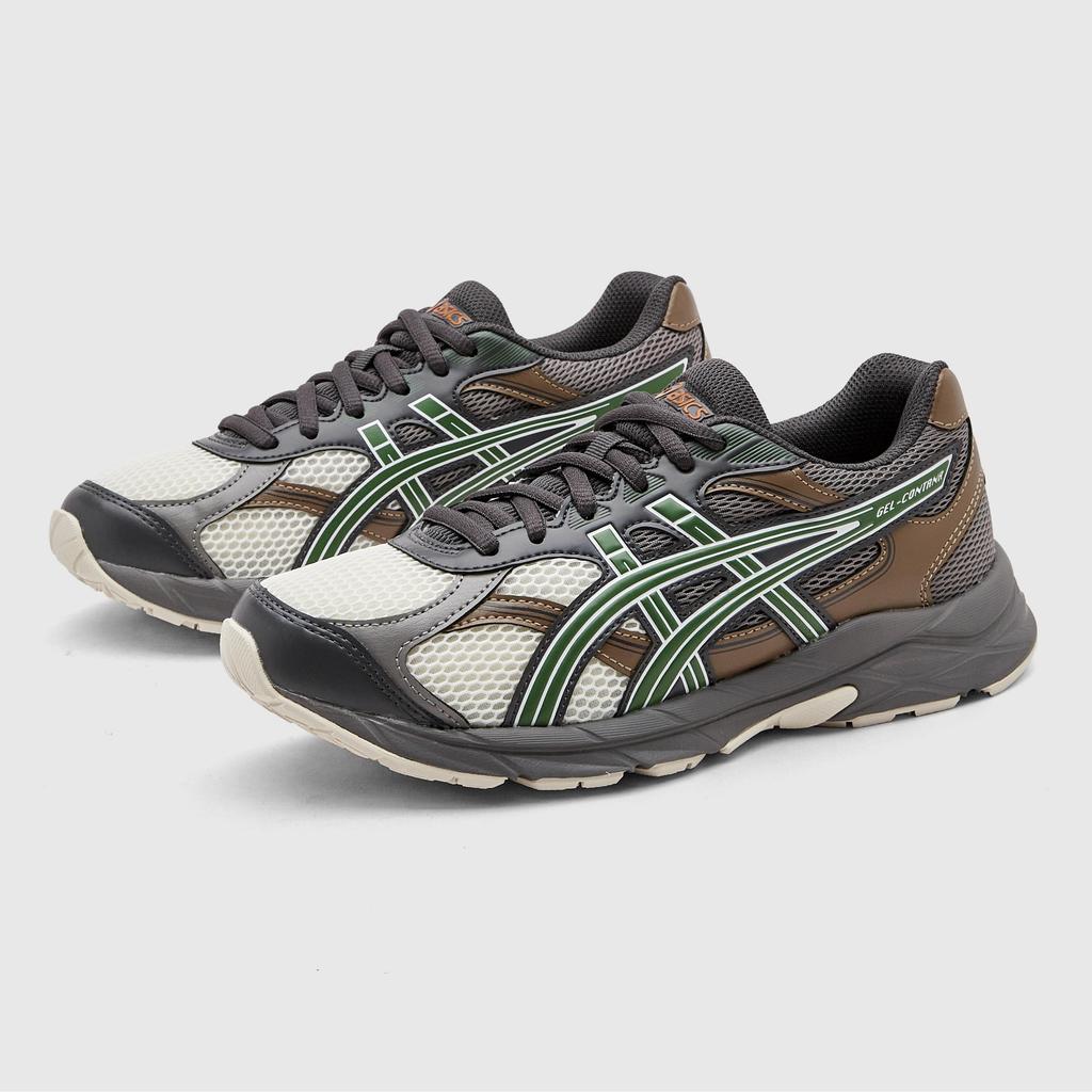 Asics Running Kids Contend Series Synthetic Leather Fashion Comfortable Soft Sole Versatile Lightweight Shock Absorption Running Shoes 1014A371-024