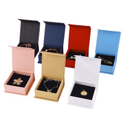 Eco-Friendly Jewelry Packaging Box with Matt Lamination Sponge Lining Magnetic Closure Custom Logo for Luxury Gifts