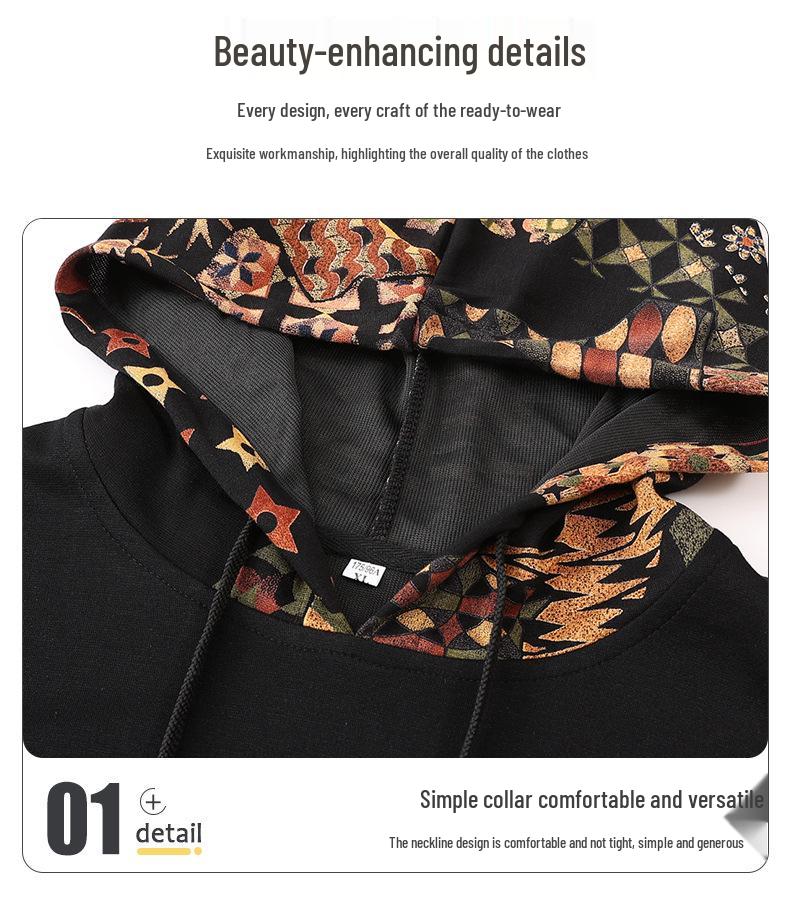 Woodpecker Autumn Sportswear Set for Middle-Aged Women – Fashionable Plus Size Two-Piece for Spring & Fall