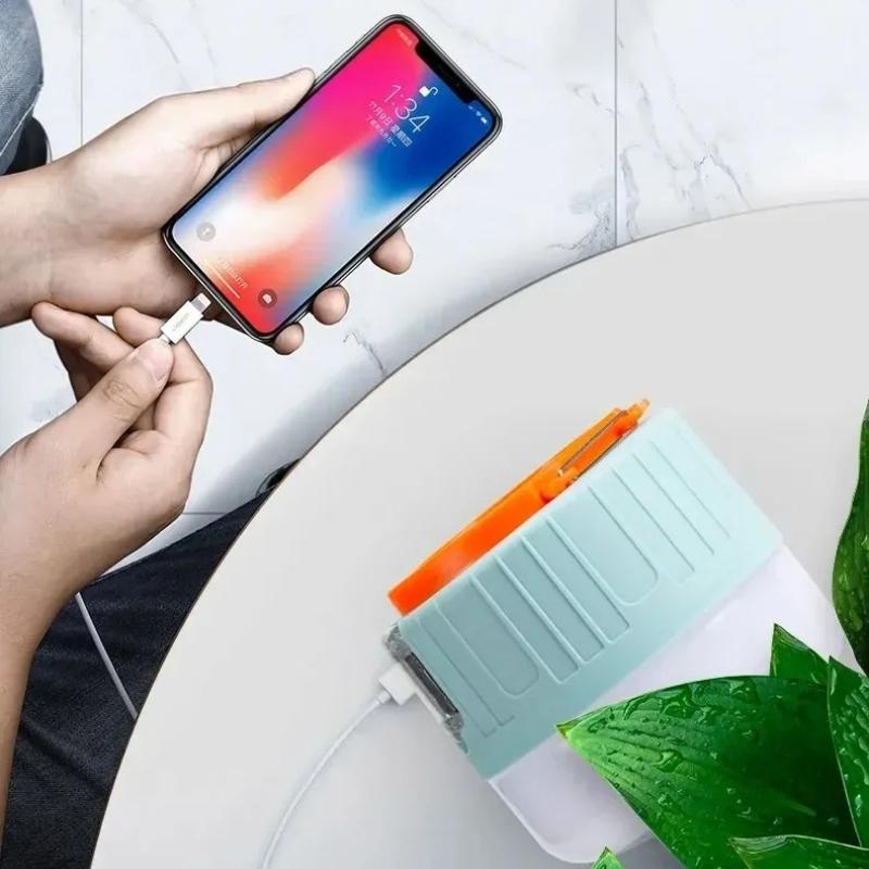 Outdoor Solar Camping Light High Power Work Light LED Flashlight Emergency Power Bank Tent Hanging Lamp Lantern Rechargeable