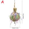 Bird Parrot Grass Ball Chewing Toy Anti-biting Teeth Cleaning Toy Shredder Doll Bird Accessories