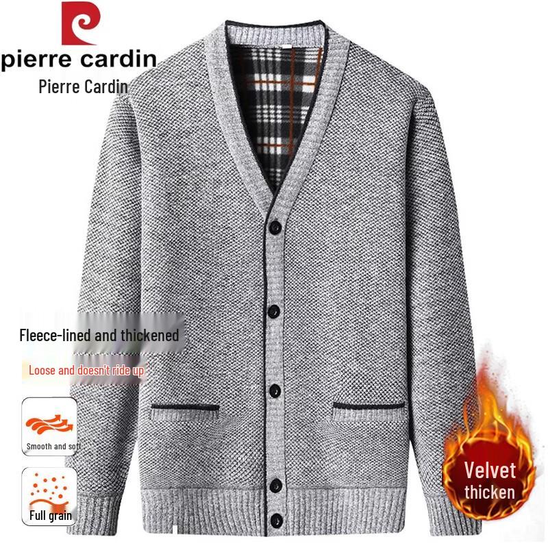 Pierre Cardin Men's V-Neck Knitted Cardigan